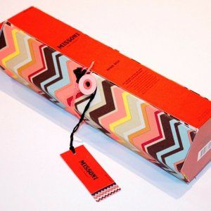 MISSONI for TARGET ZigZag WINE Carrier TIE  Gift BOX Iconic